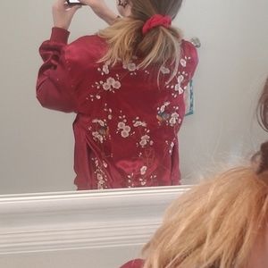 36 point 5 bomber jacket with beautiful embroidery